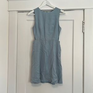 Light blue beautiful dress with side cutouts
